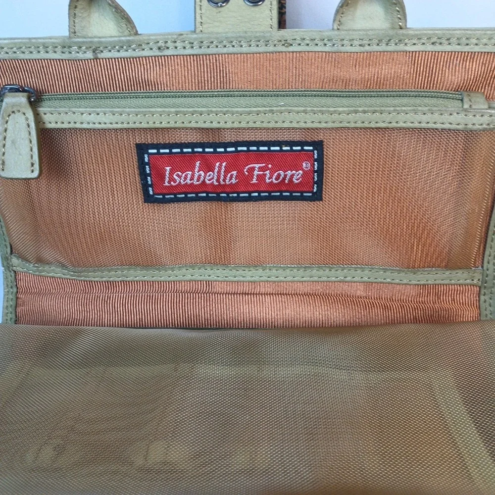 Vintage Y2K Isabella Fiore Multi Purpose Cosmetic Makeup Bag Floral Paysley